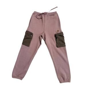 Undefeated Cargo Sweatpants – Mauve/Olive – Size XS